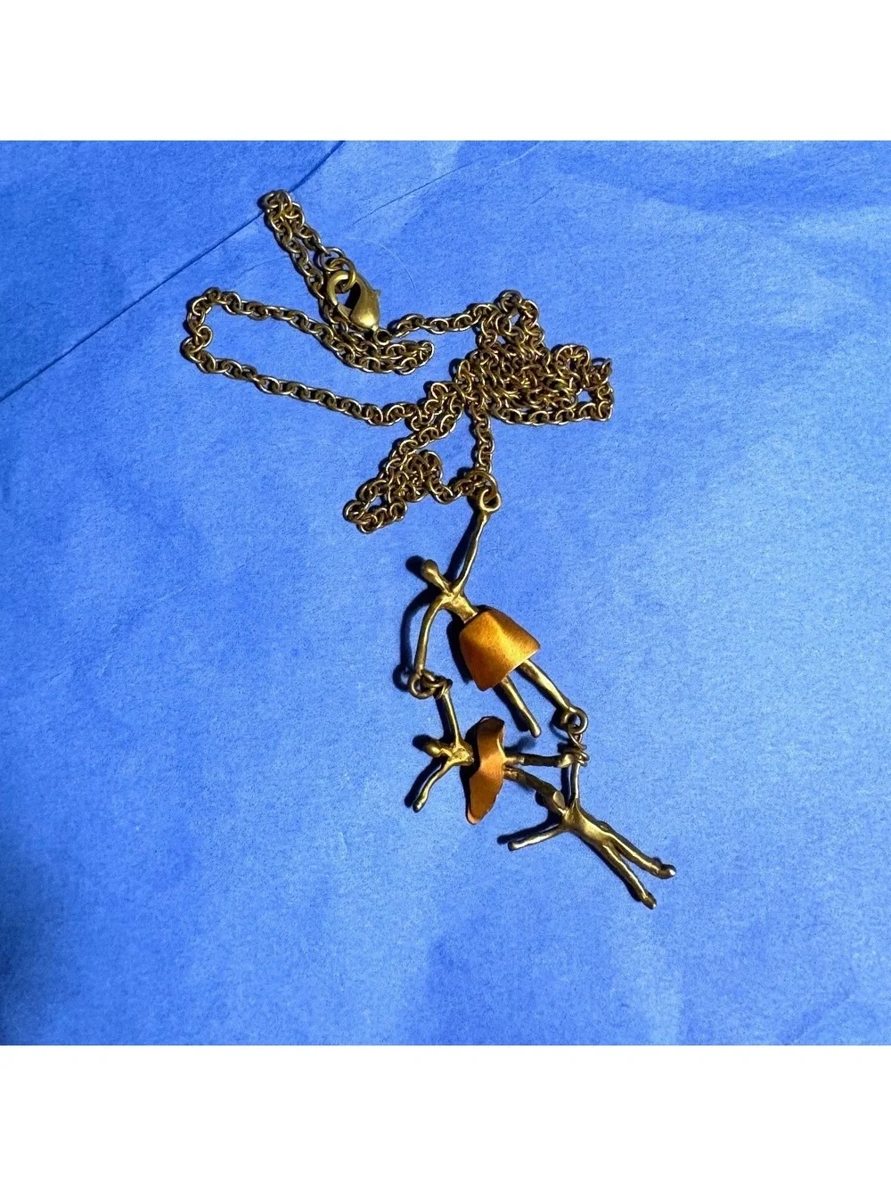 Hand Made Mother and Child Necklace - Gift for Mom